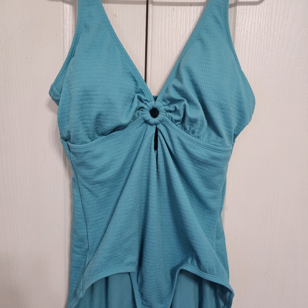 Time and Tru Teal Swimwear